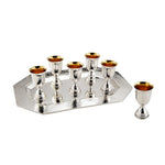 Elegant Silver Cup Set