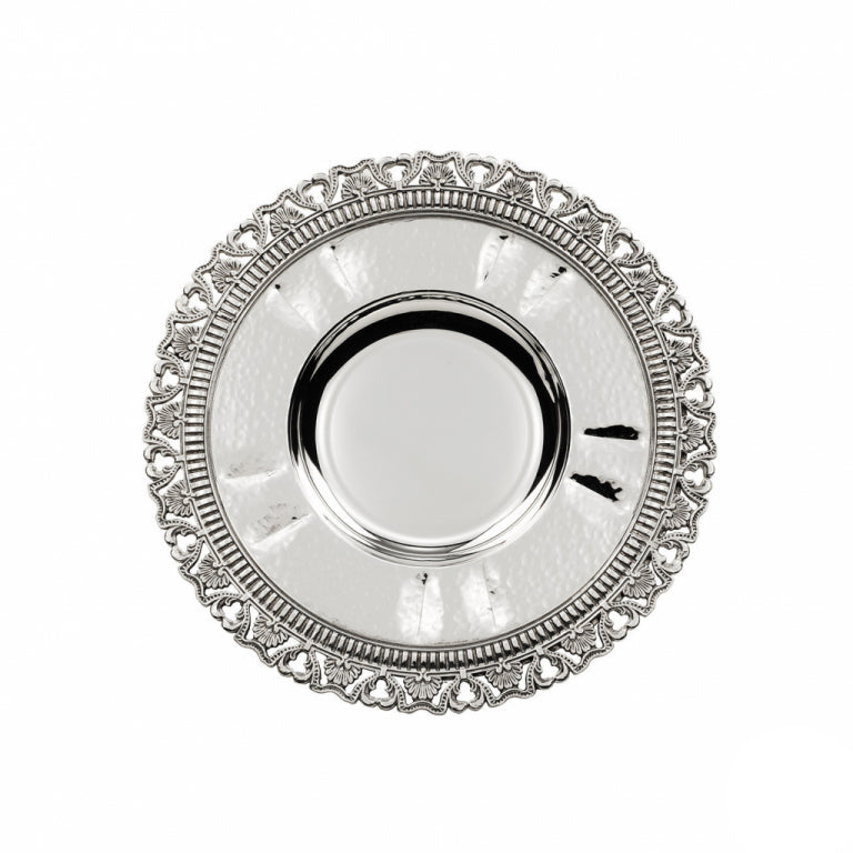 Ornate Plate in Sterling Silver