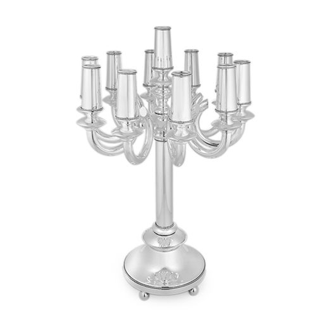 Gad Sterling Silver Candelabra- 11 Arms, Grand Round Masterpiece