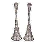 Paris Sterling Silver Tapered Candlesticks