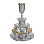 Wine Fountain with 8 Cups