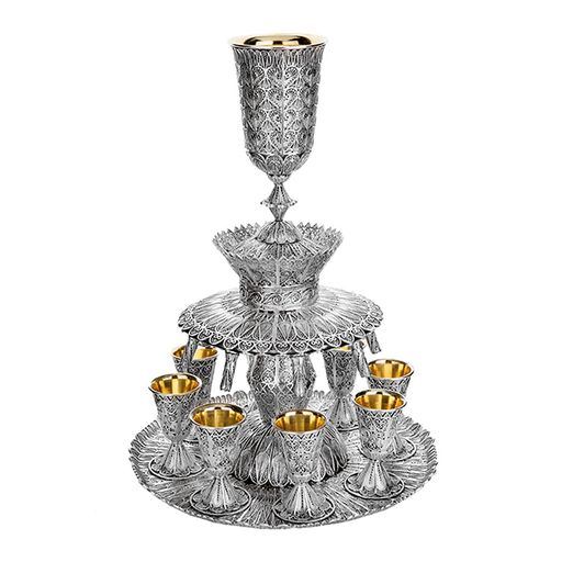 Wine Fountain with 8 Cups