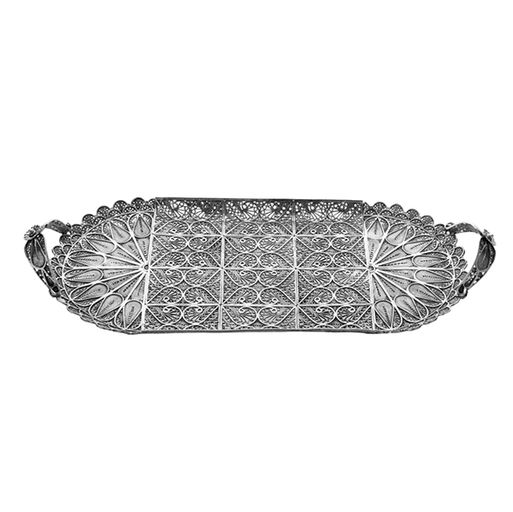 925 Silver Shabbat Serving Tray