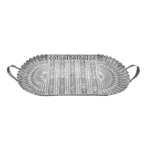 Filigree Art Silver Serving Tray