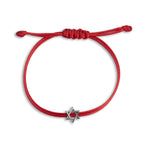 Red Star of David bracelet