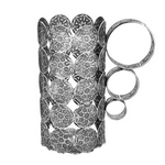 Shabbat Filigree Silver Wine Holder