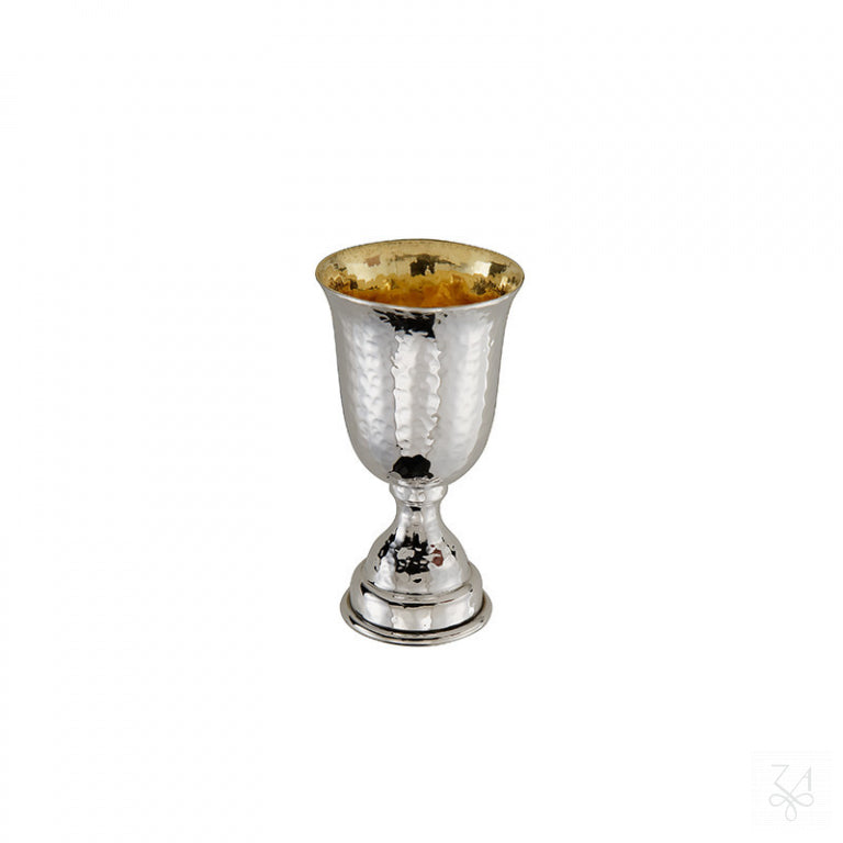 Hammered Liquor Set with 8 Cups & Tray