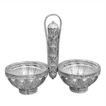 Traditional Silver Filigree Salt Server