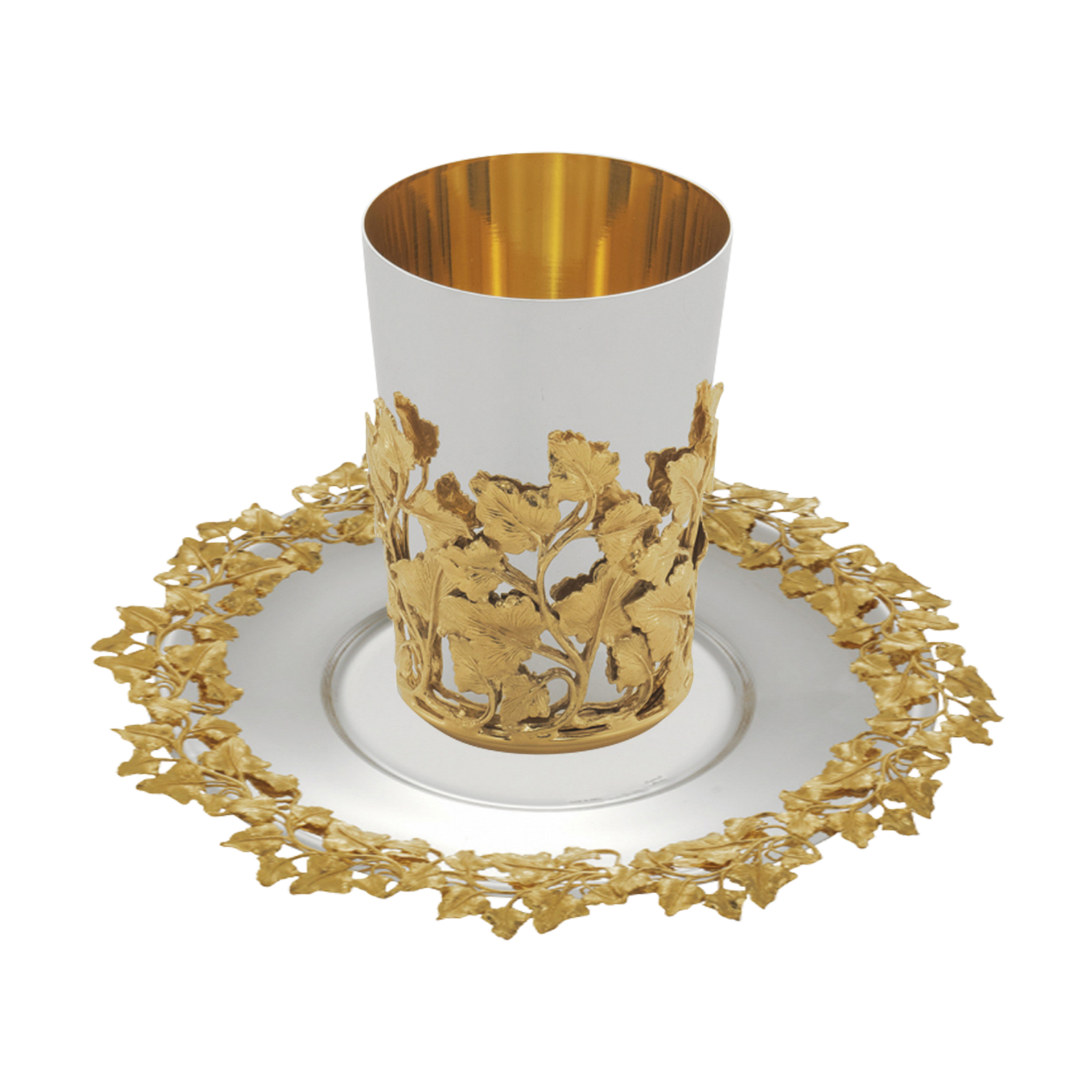 Luxury Gold Accent Kiddush Cup