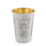 Classic leaf design Kiddush goblet