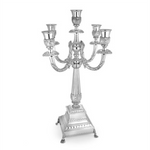  Silver Candelabra- 5 Arms