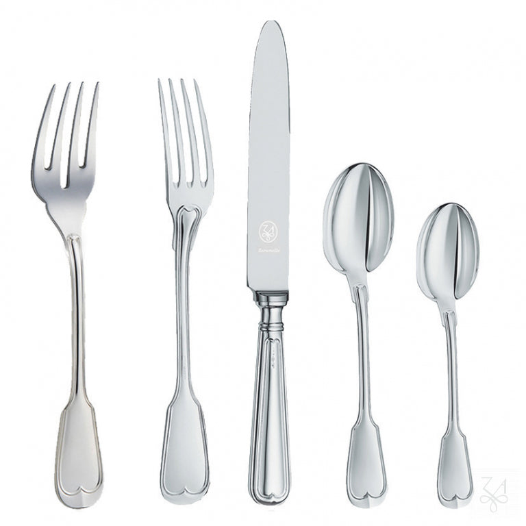 925 Sterling Silver Flatware Set - Collection Mauriziano 60 pieces Set