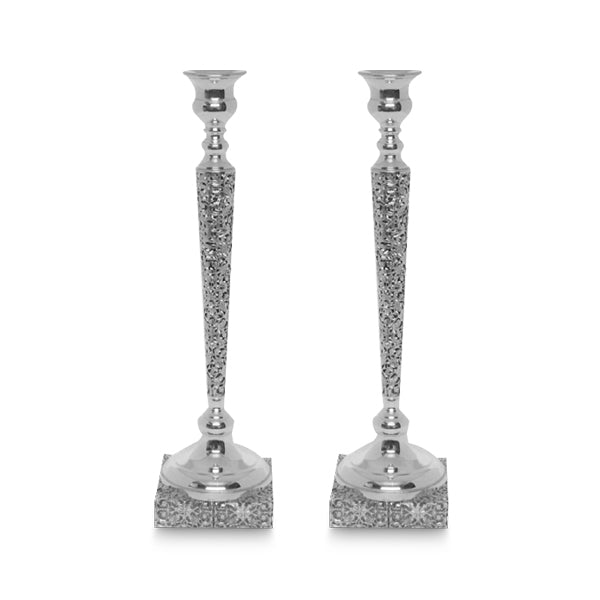 Elegant Single Candlestick in 925 Silver