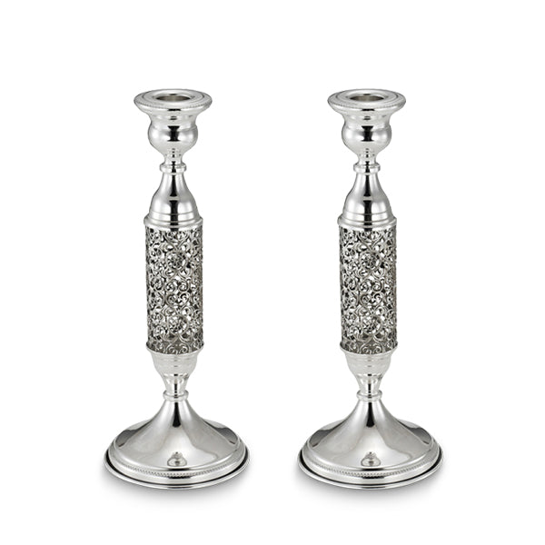 Sterling Silver Openwork Candlestick