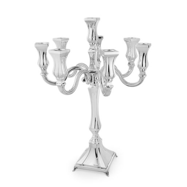 Roie Sterling Silver Candelabra- 8 Arms, Curved Classic Design