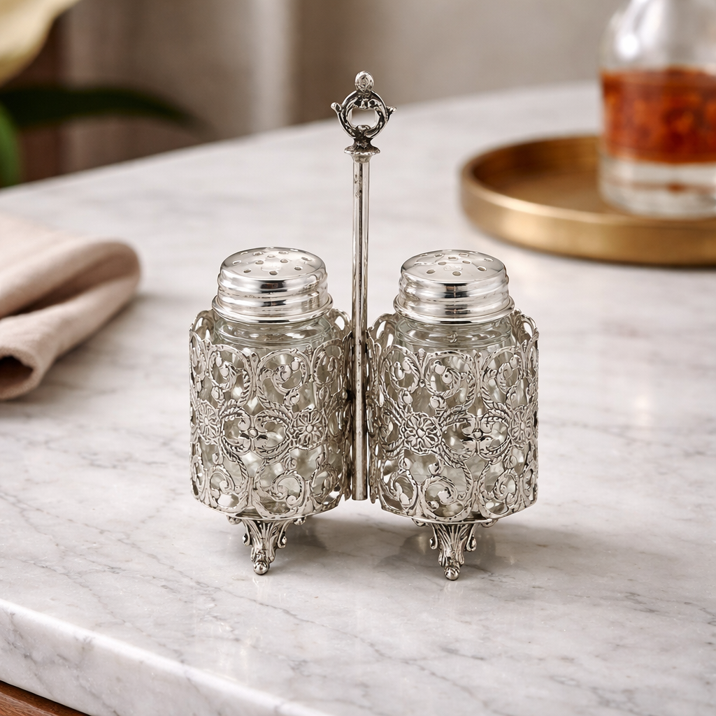 Elegant Double Salt Holder