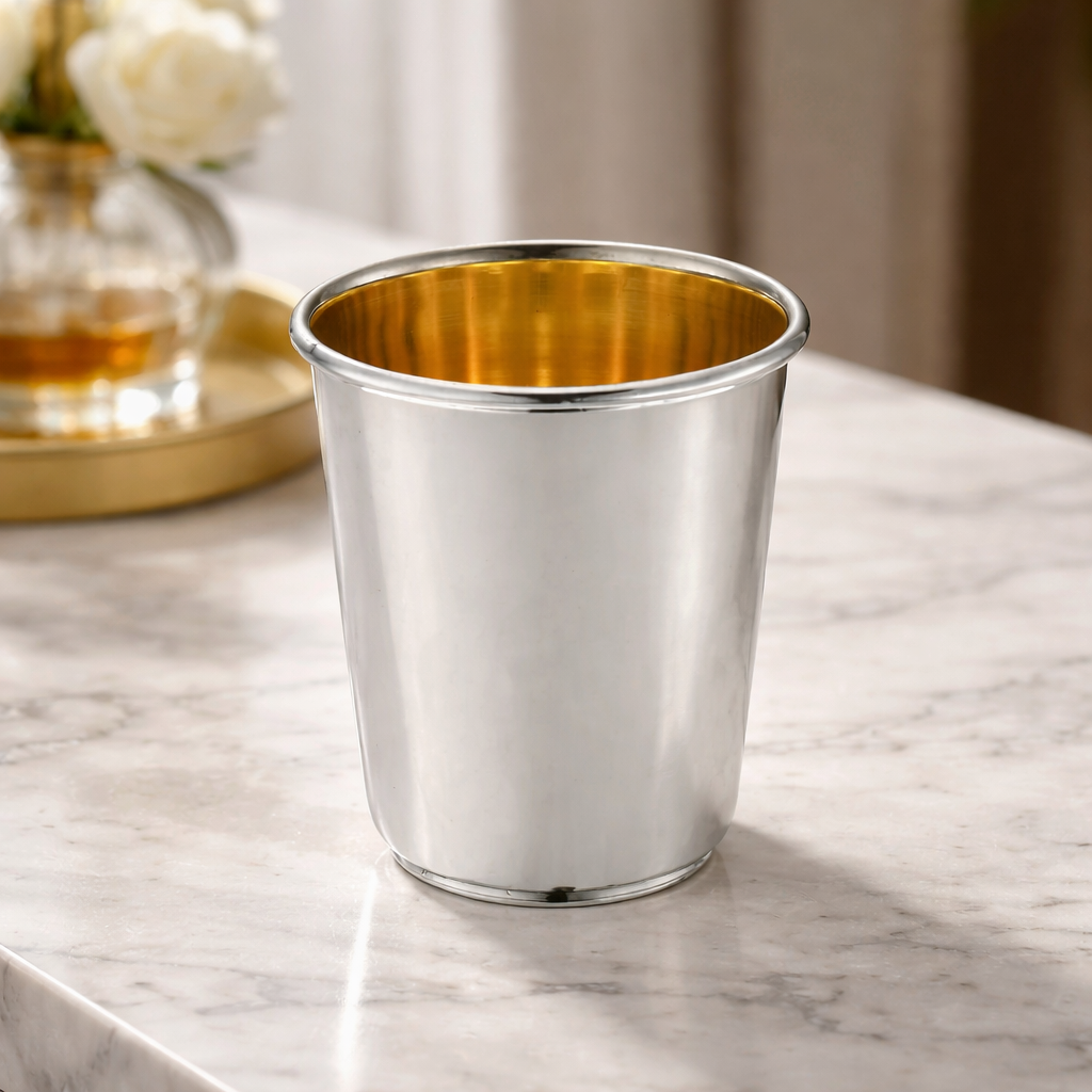 Designer Kiddush Cup in Sterling Silver