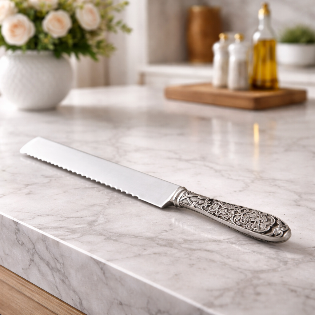 Luxury Challah Bread Knife with Refined Finish