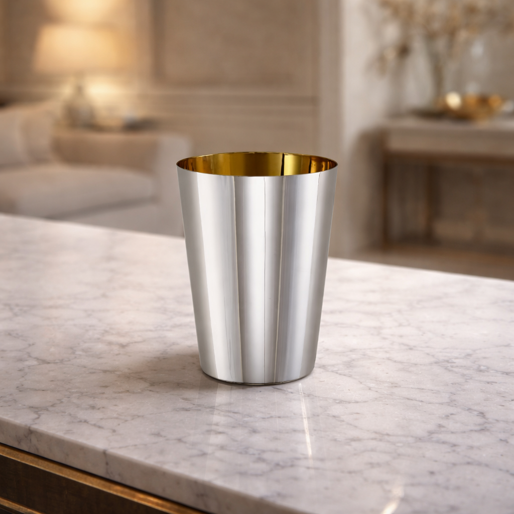 Contemporary Kiddush Cup – Elegant Finish