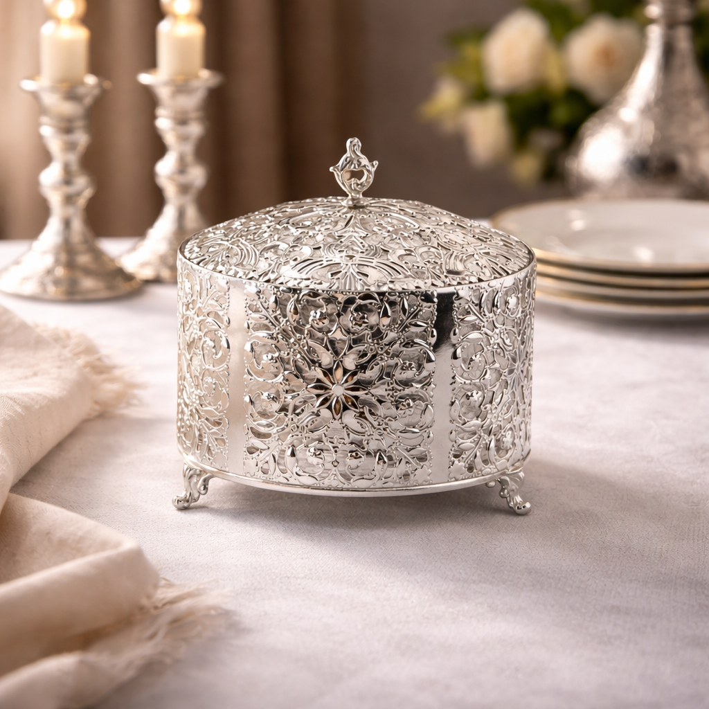 Luxury Honey Dish for Rosh Hashanah Table