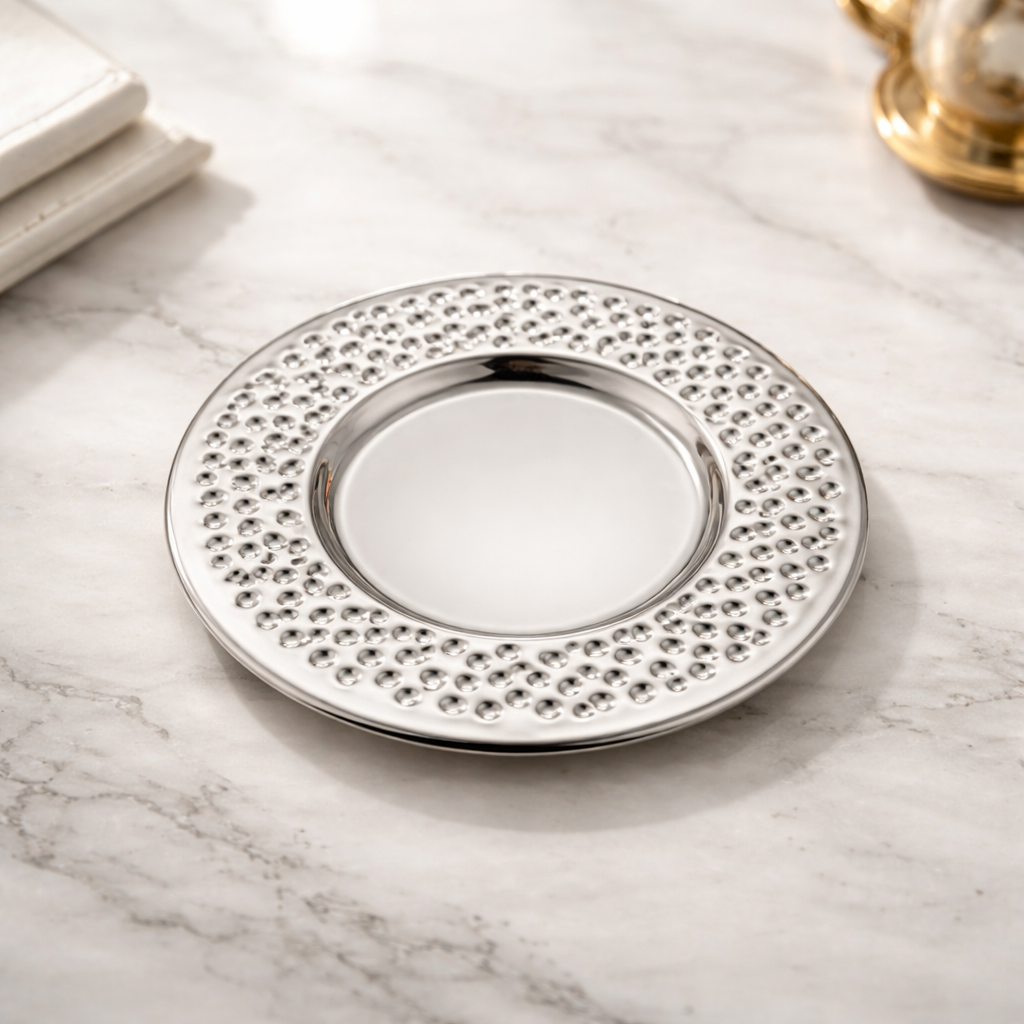 Elegant Sterling Silver Plate
