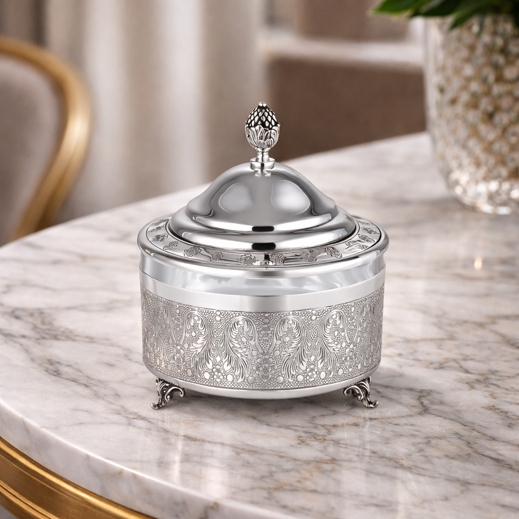 Decorative Honey Bowl with Refined Design