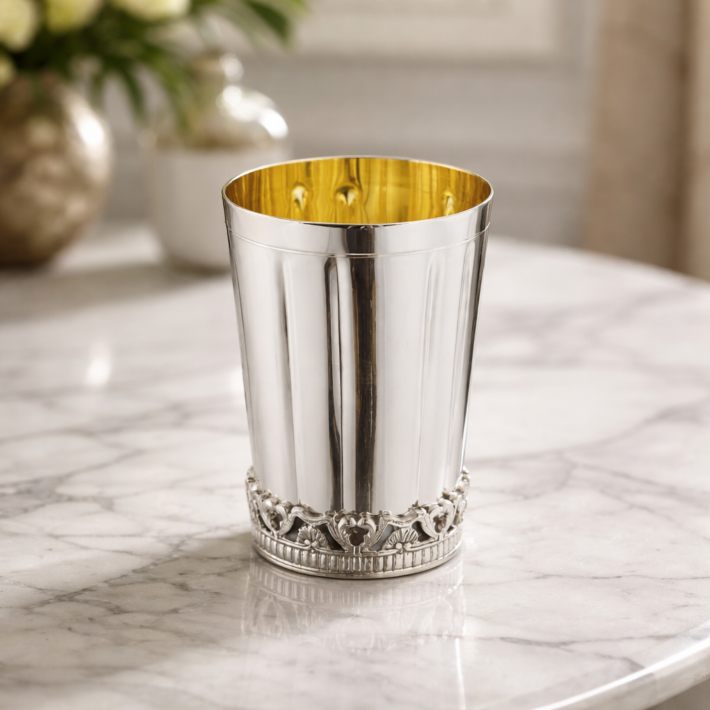 Elevated Kiddush Cup for Special Moments