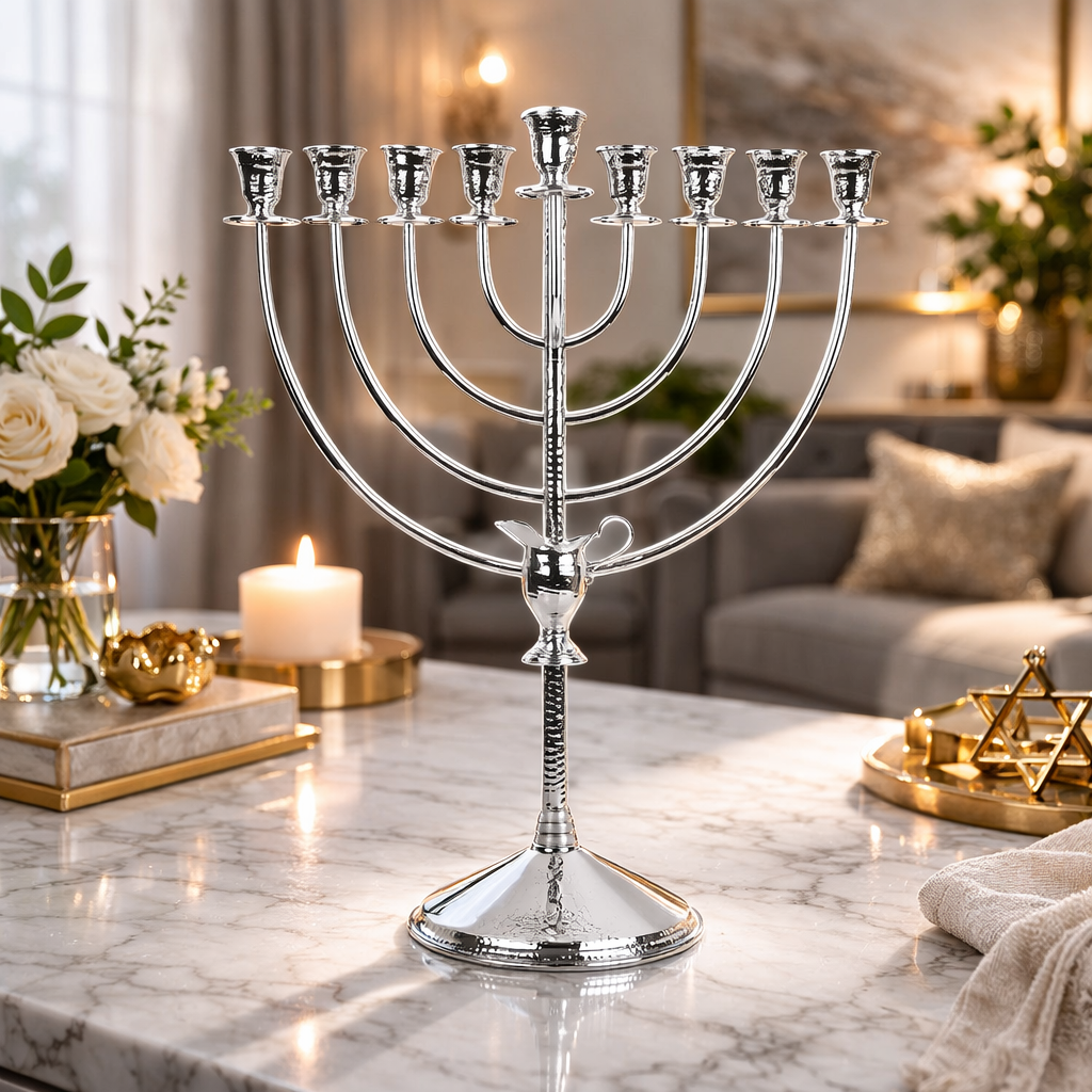 Elegant Menorah for Hanukkah