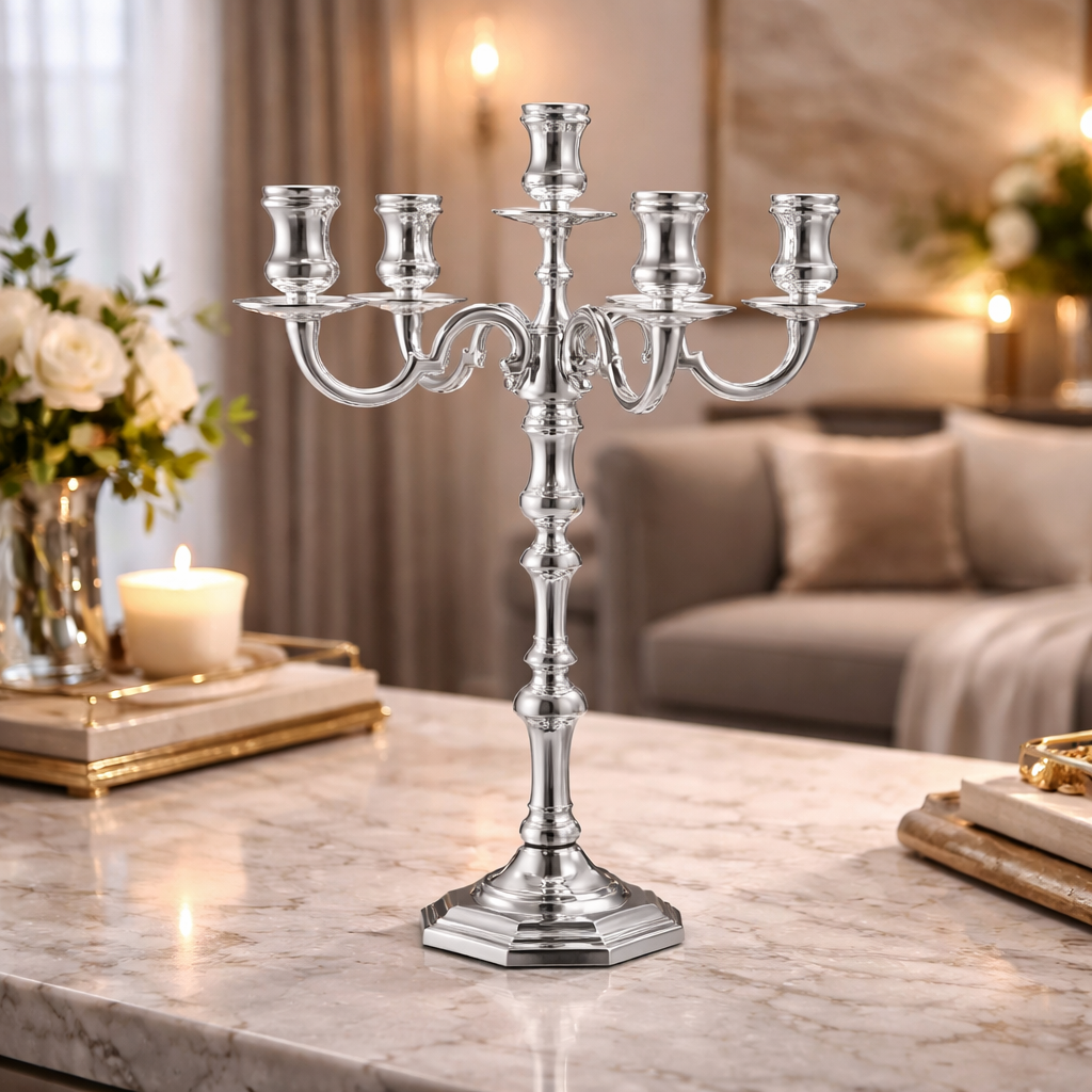 Elegant 6-Branch Candelabra – Timeless Design