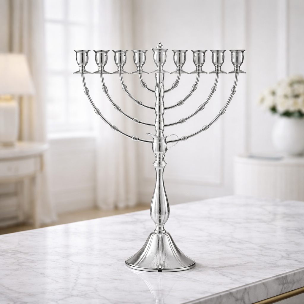 Elegant Hanukkah Menorah Zurich - XL