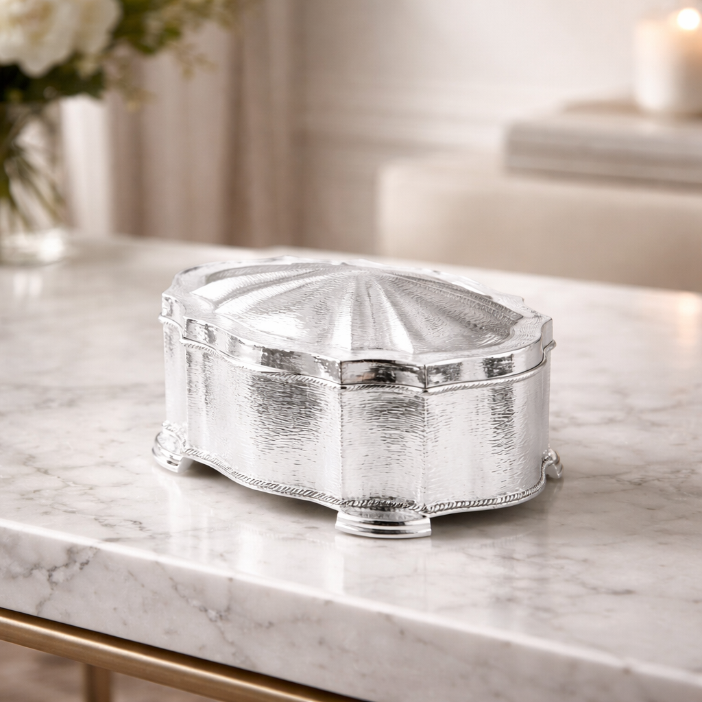 Elegant Sterling Silver Box