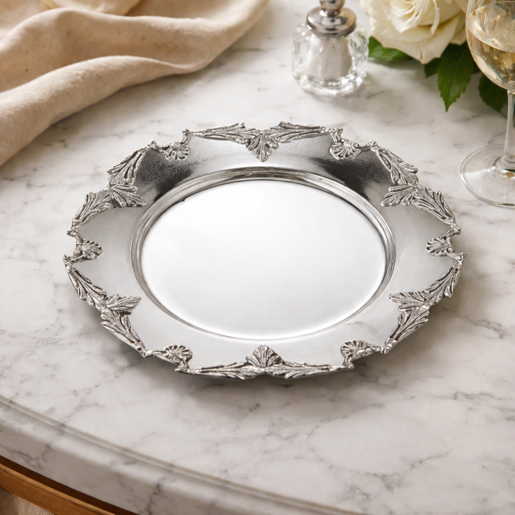 Acanthus Design Decorative Plate
