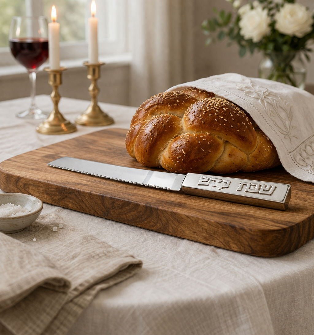 Challah Knife - Shabbat Kodesh