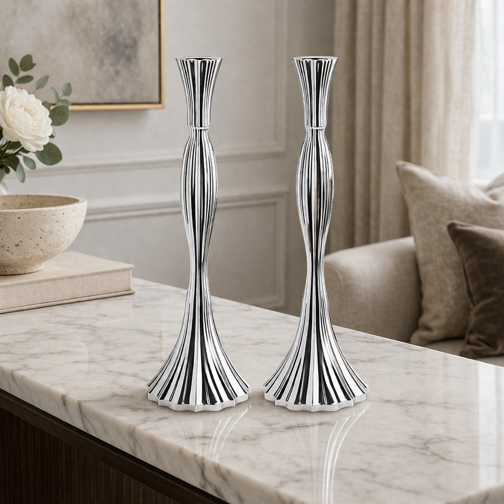 Neena Candlesticks S- 925 Sterling Silver