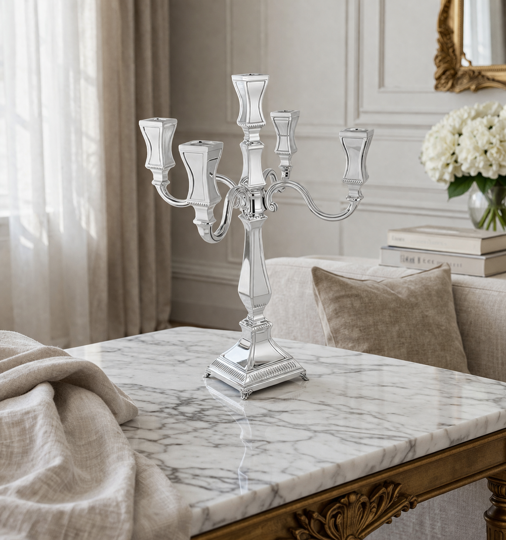 David Candelabra - Sterling Silver 925 with 5 Arms