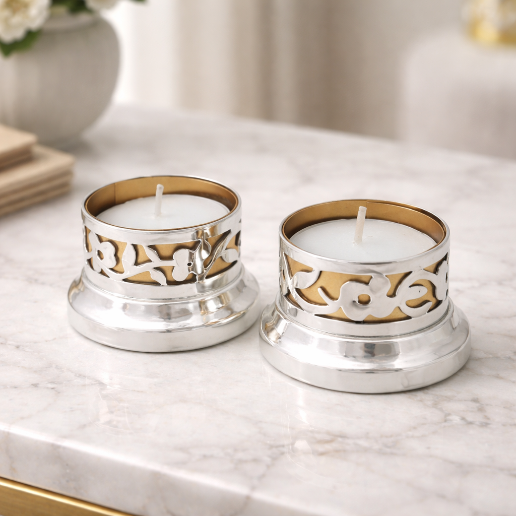 Premium Silver Candlesticks for Weekly Use