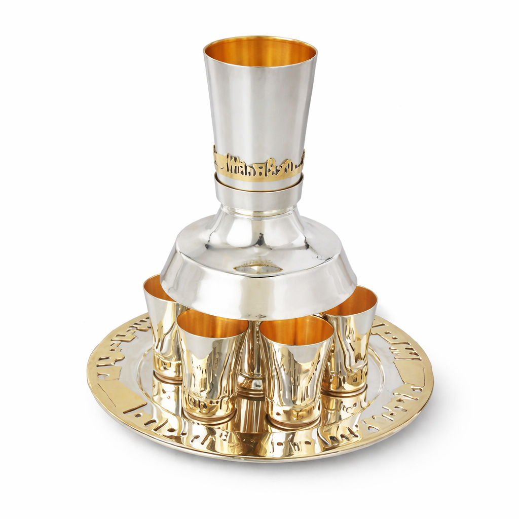 Wine Fountain with 6 Cups