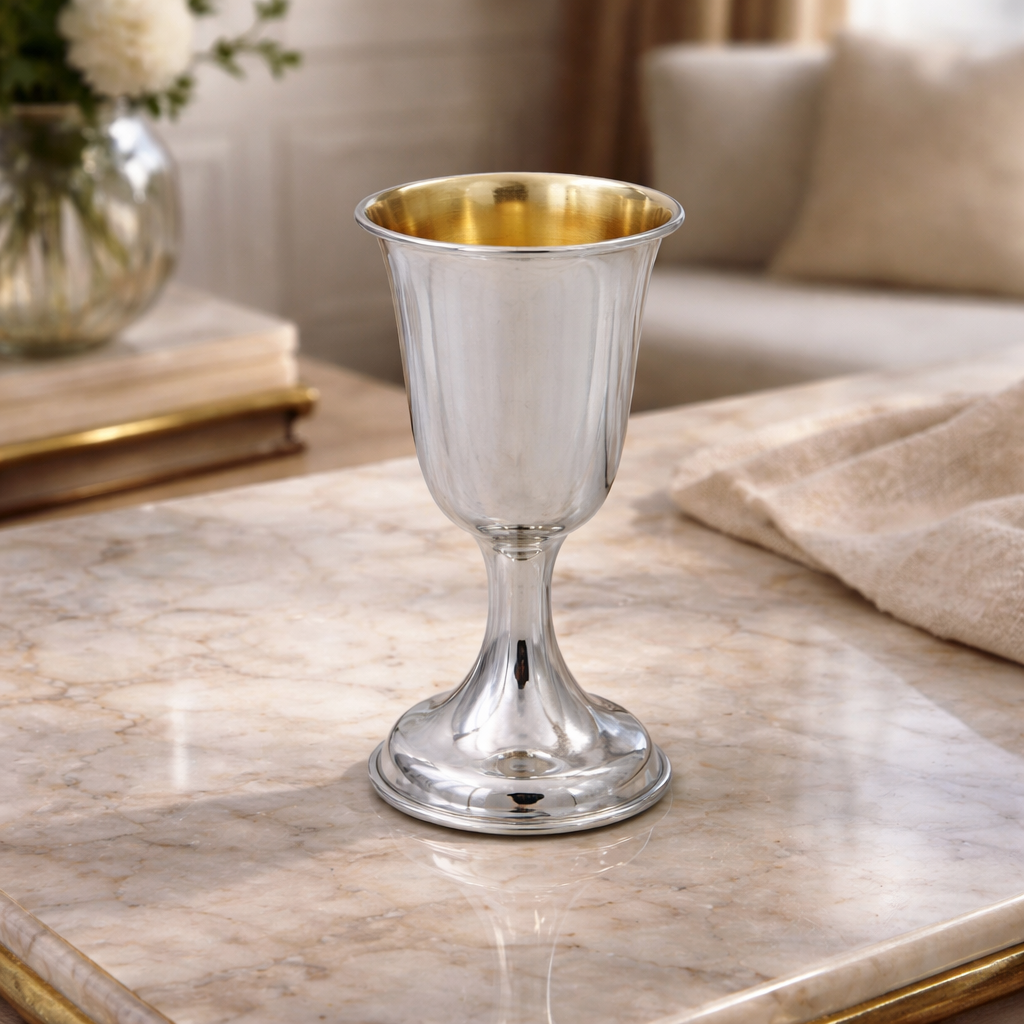 Kiddush Goblet in 925 Sterling Silver
