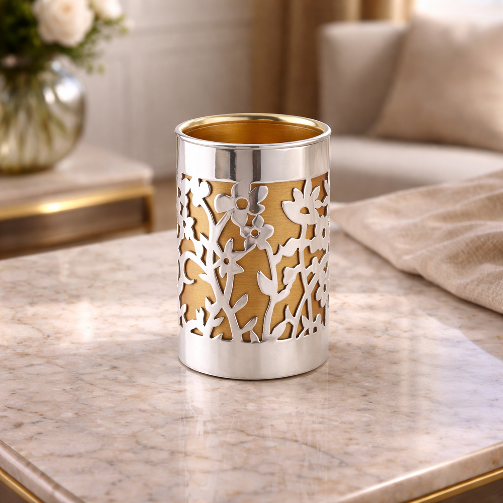 Traditional Kiddush Cup for Shabbat