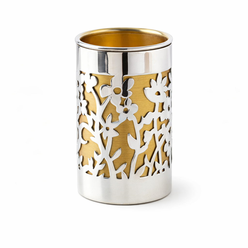 Traditional Kiddush Cup for Shabbat