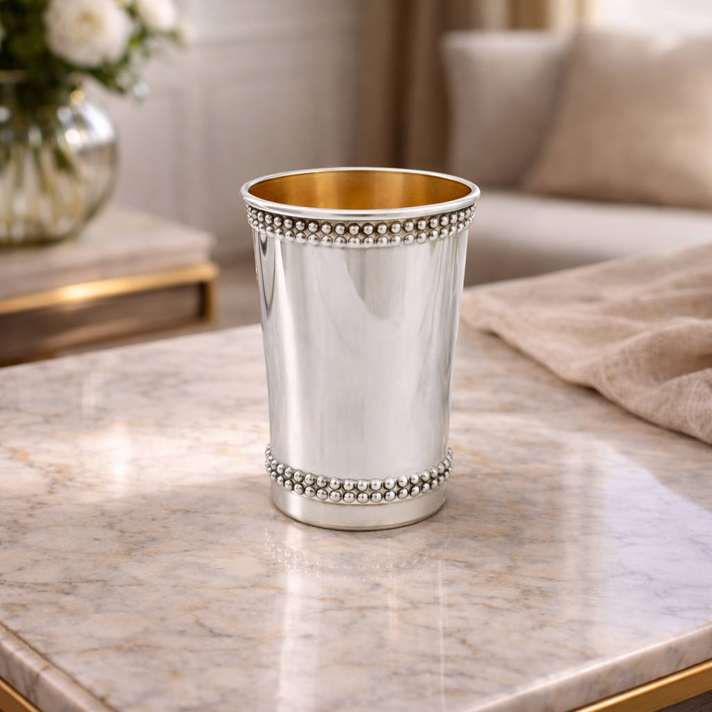Handcrafted 925 Silver Kiddush Cup