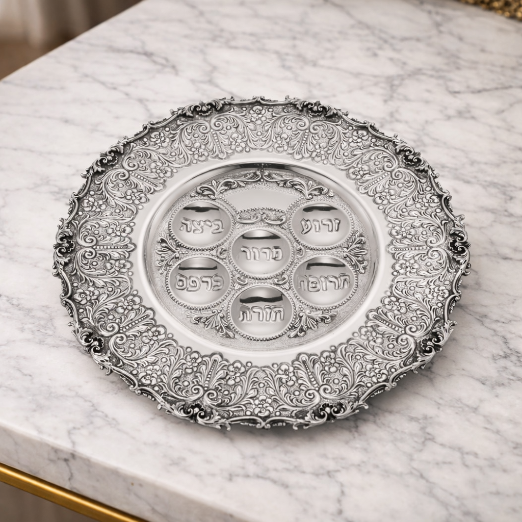 Silver Harmony Seder Plate