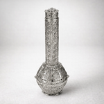 Classic Judaica Silver Wine Bottle