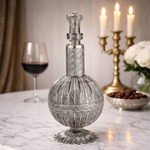 Traditional Shabbat Wine Bottle – 925 Silver