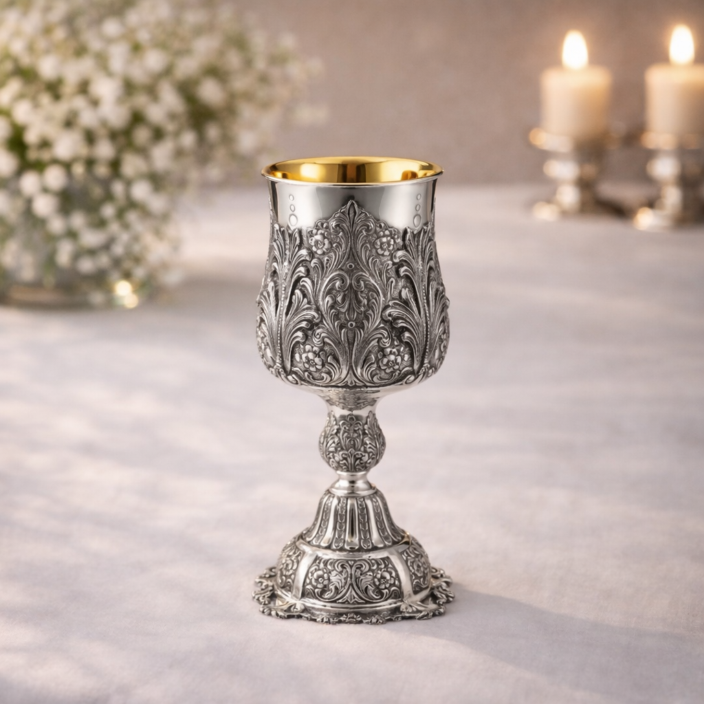 Aurelia Gold-Inside Elijah Signature Silver Cup