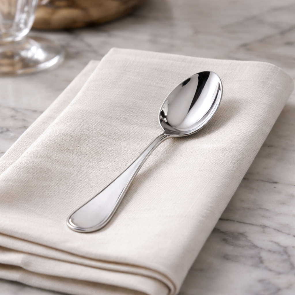 Sterling Silver Plain Baby Spoon