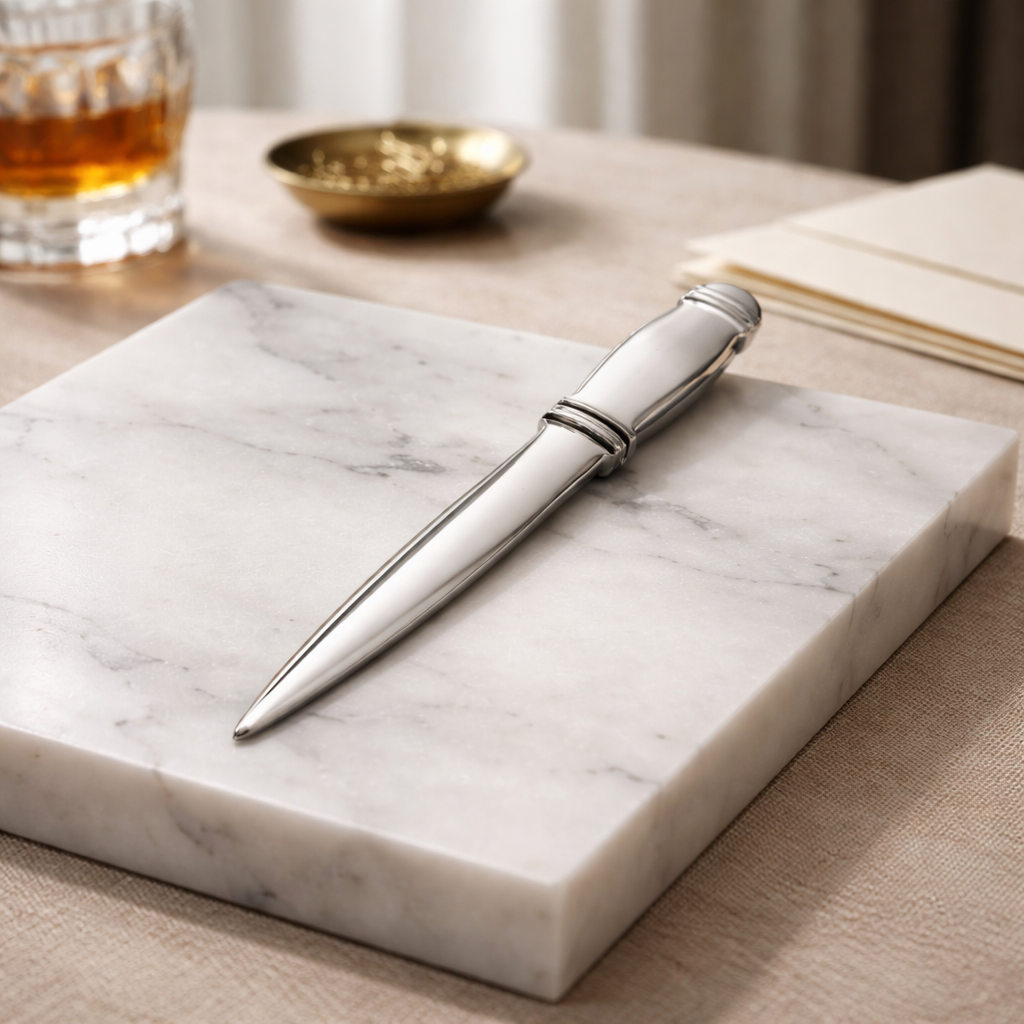 Polished Sterling Silver Letter Opener