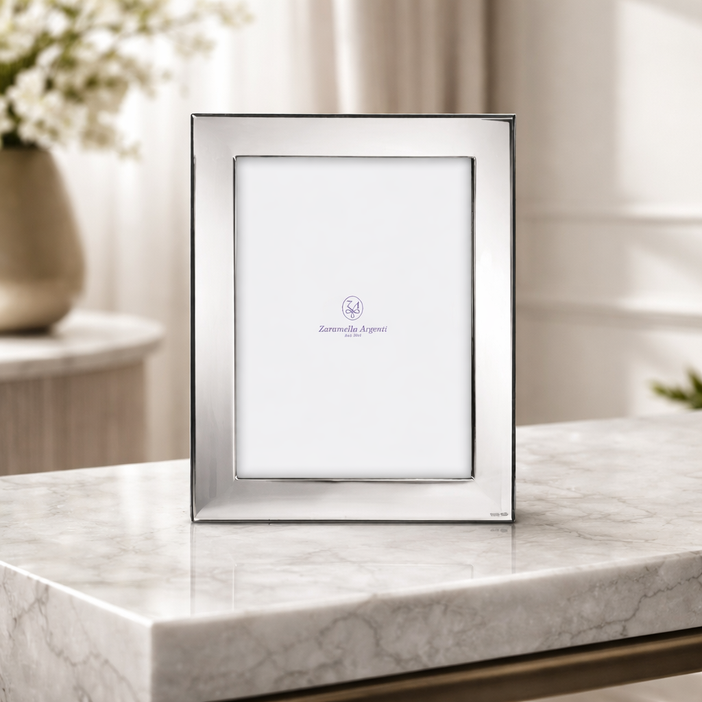 Ferrara Sterling Silver Photo Frame – 20 × 25 cm