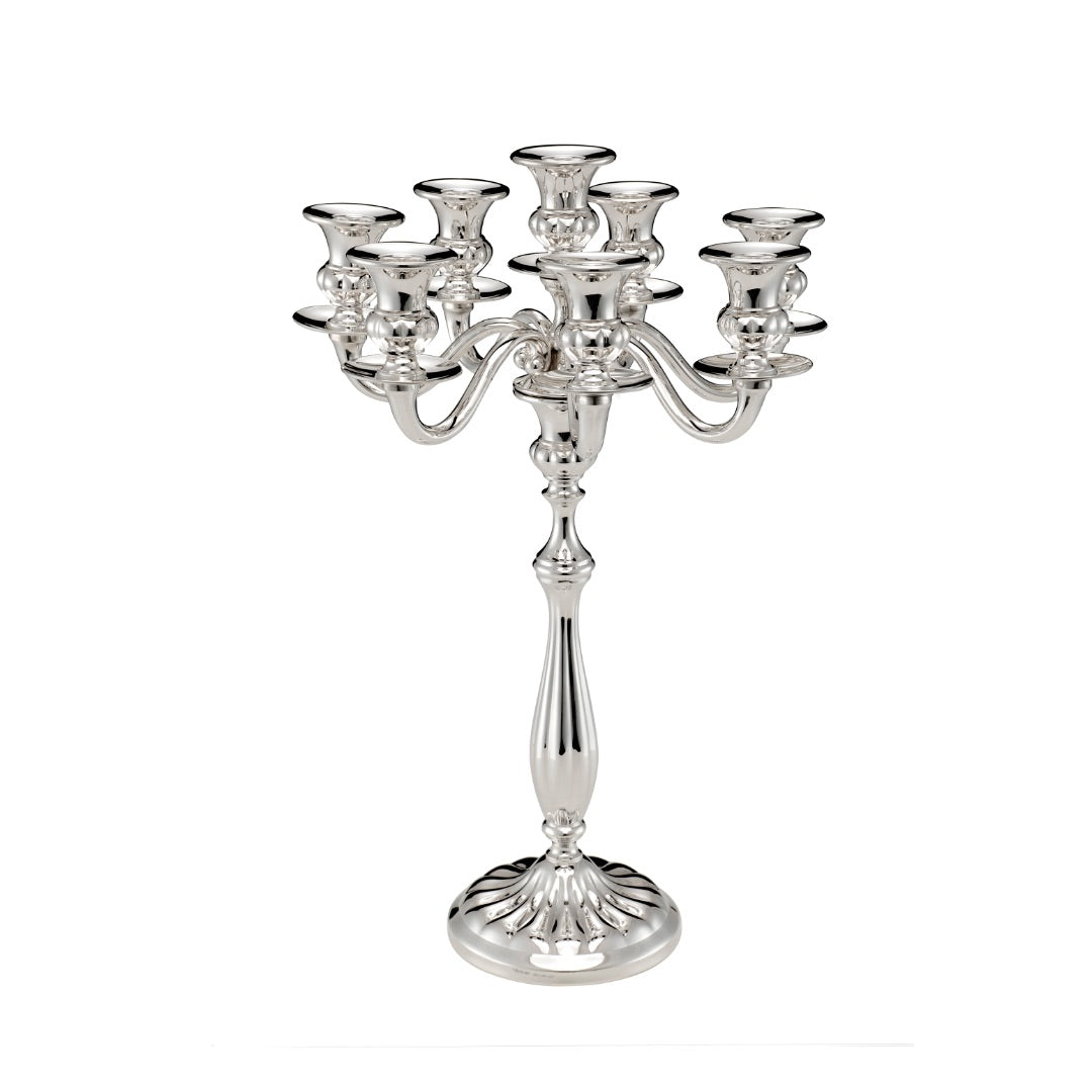 Silver candelabra