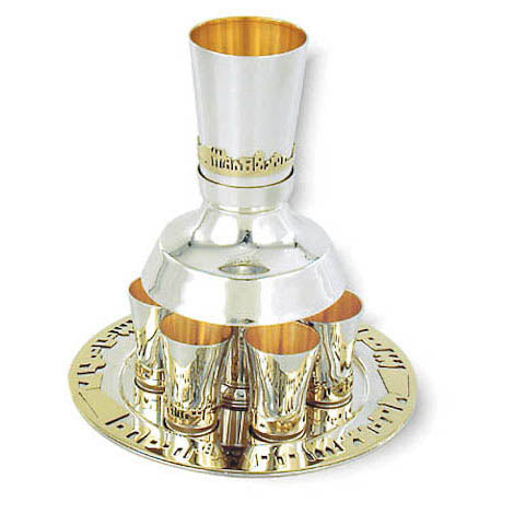 Wine Fountain with 6 Cups